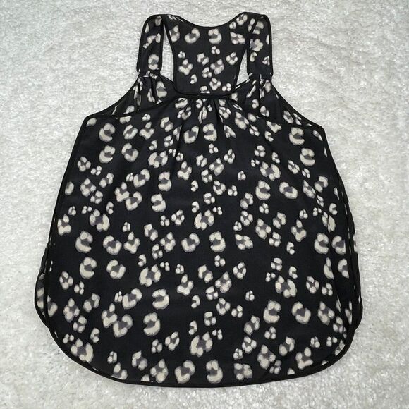 Rebecca Taylor Silk Floral Print Blouse Tank Black - Picture 1 of 8